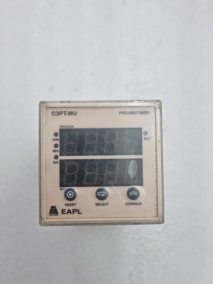 EAPL C3PT-MU DIGITAL MULTIFUNCTION TIMER 85-270V AC/DC (USED WORKING)